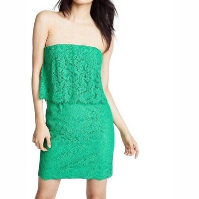 Women's Cici Lace Scalloped Strapless Mini Dress - BB Dakota