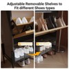 TruAIR 2-Drawer Shoe Cabinet - Farmhouse Rattan Entryway Organizer for 20 Pairs (Freestanding, Tool-Free Assembly) - 3 of 4