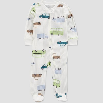 Carter's Just One You®️ Baby Boys' Vehicles Sleep N' Play - Ivory 3M