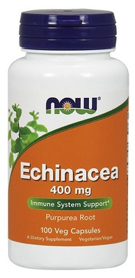 Echinacea Root Purpurea 400mg by Now Foods  -  100 Capsule