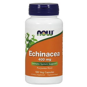 Echinacea Root Purpurea 400mg by Now Foods  -  100 Capsule - 1 of 2