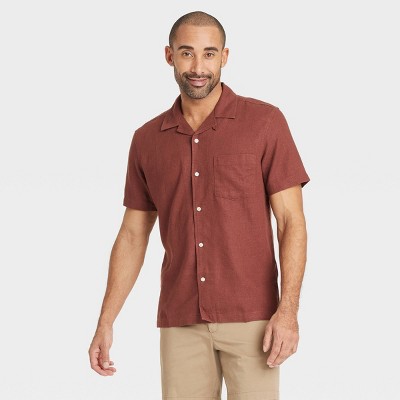 Men's Vintage Short Sleeve Camp Shirt - Goodfellow & Co™