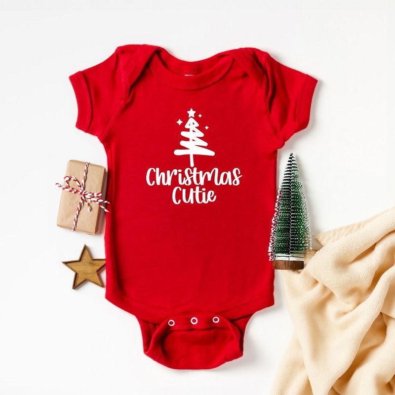 The Juniper Shop Christmas Cutie Tree Baby Bodysuit, 2 of 3