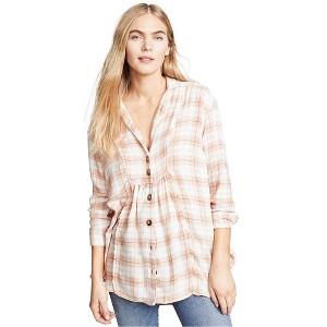 Free People Womens All About The Feels Button Up Shirt - 1 of 1