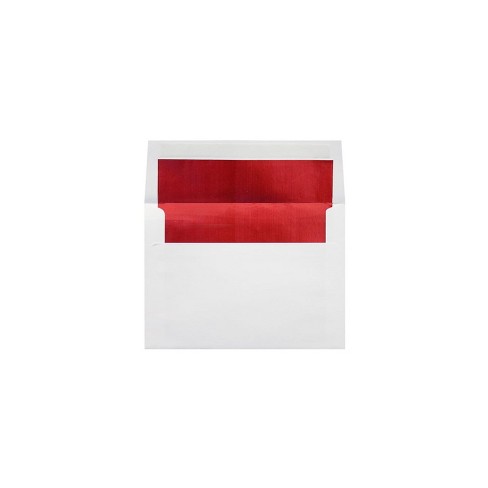 Red A6 Envelopes, 4 3/4 X 6 1/2 Envelopes