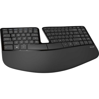 Microsoft Sculpt Ergonomic Desktop Keyboard And Mouse - Wireless - BlueTrack Enabled - 7 Button Mouse - 4-Direction Scroll Wheel - 104-key Design