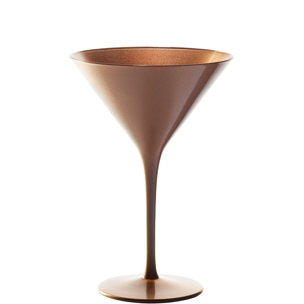 Photos - Glass Set of 6 Olympia Martini Drinkware 8oz Glasses Bronze - Stolzle Lausitz
