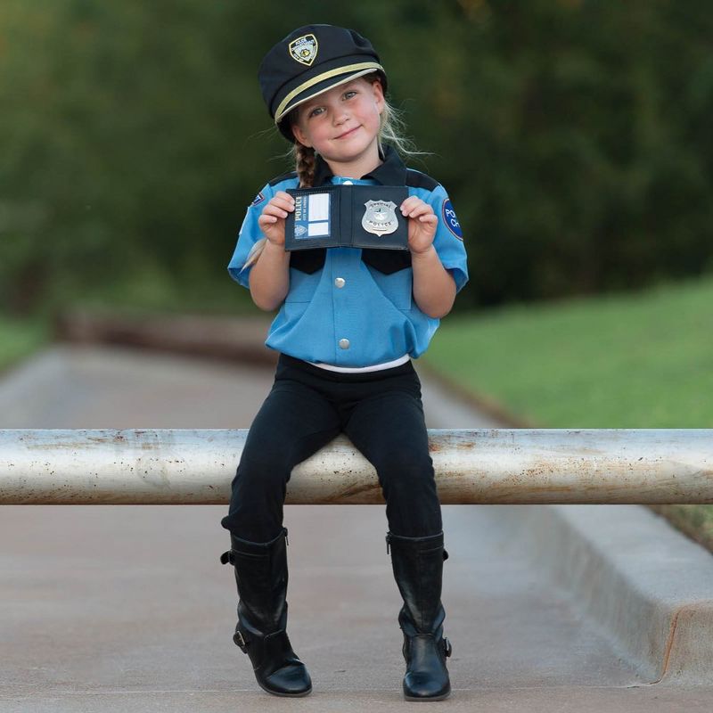 Dress Up America Pretend Play Police ID Wallet for Kids, 5 of 6
