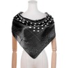INSPIRE CHIC Women's Polka Dots Satin Silk Like Square Neckerchief Head Wrap Bandanas Neck Scarves - 2 of 4