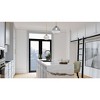 Urban Ambiance Luxury Mid-Century Modern Pendant,  10''H x 11''W,  Brushed Brass and Stained Glass Finish, ULB2290 - 2 of 4