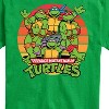 Men's - Teenage Mutant Ninja Turtles - Retro Sunset Circle Short Sleeve Graphic T-Shirt - 2 of 4