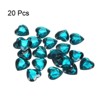 Unique Bargains Acrylic Flat Back Heart DIY Crafting Decor Jewelry Rhinestone 20 Pcs - 3 of 4