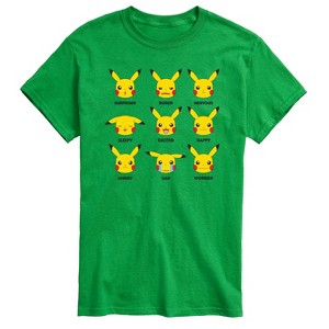 Men's - Pokémon - Moody Pikachu Short Sleeve Graphic T-Shirt - 1 of 4