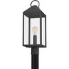Quoizel Lighting Thorpe 1 - Light Post Light in  Mottled Black - 4 of 4