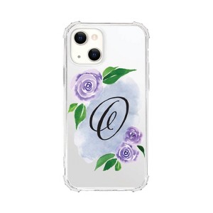 OTM Essentials Apple iPhone 15 Plus/iPhone 14 Plus Monogram Clear Tough Edge Floral Script Case - 1 of 4