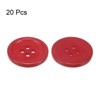 Unique Bargains Sewing Resin Round Flat 4-Hole Replacement Craft Buttons 20 Pcs - 3 of 4