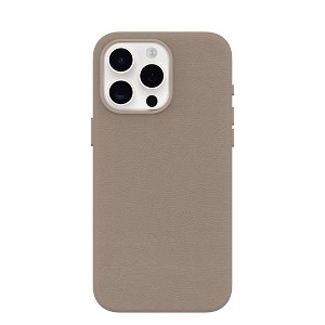 OtterBox Apple iPhone 15 Pro Max Symmetry Series Cactus Leather Case with MagSafe - Grey Comfort - 1 of 4