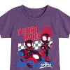 Girls' - Marvel - Spider-Man And His Amazing Friends Techno Racer Morales Fitted Short Sleeve Graphic T-Shirt - 2 of 4