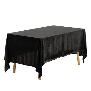 Unique Bargains Rectangle Wrinkle Resistant Washable Polyester Table Cover 1 Pc - 1 of 4