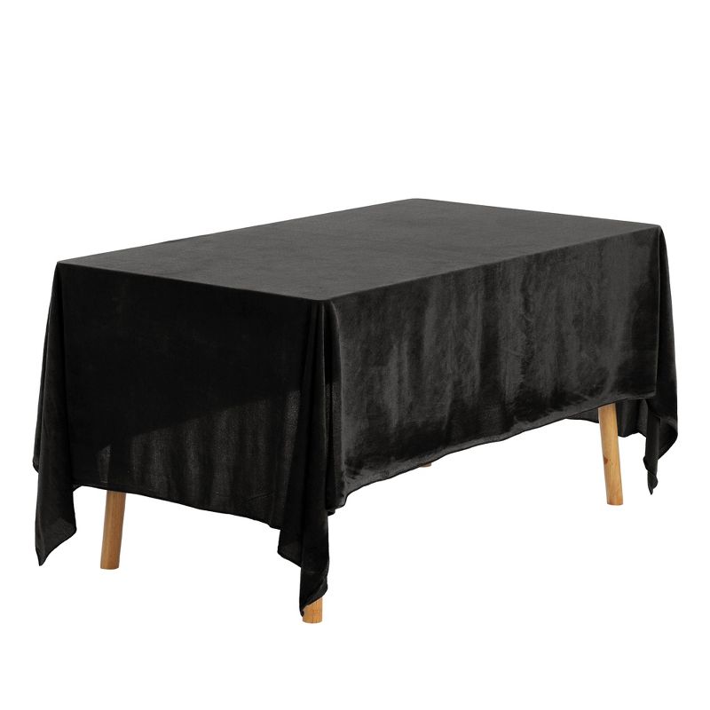 Unique Bargains Rectangle Wrinkle Resistant Washable Polyester Table Cover 1 Pc, 1 of 6