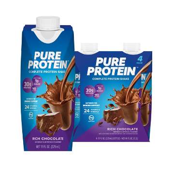 Pure Protein Complete 30g Protein Shake - Rich Chocolate - 4ct/44 fl oz