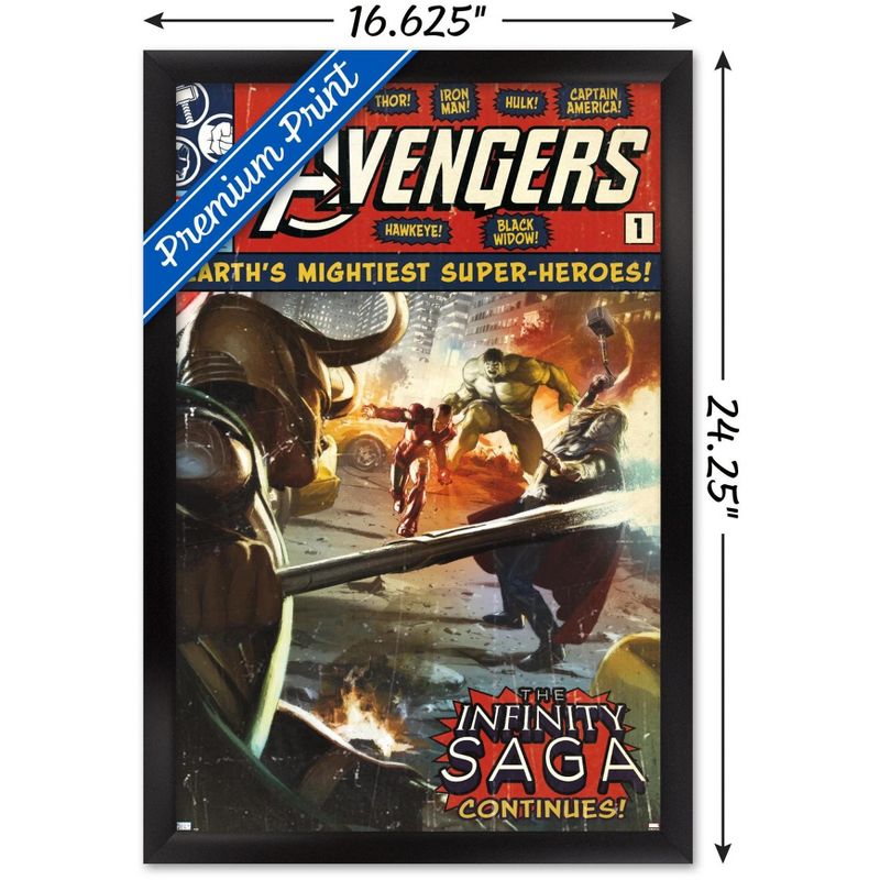 Trends International Marvel Comics Avengers: Infinity Saga - #1 Framed Wall Poster Prints, 3 of 7