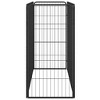 VidaXL 8-Panel Dog Playpen Black 19.7 in.x39.4 in. Powder-coated Steel - 4 of 4