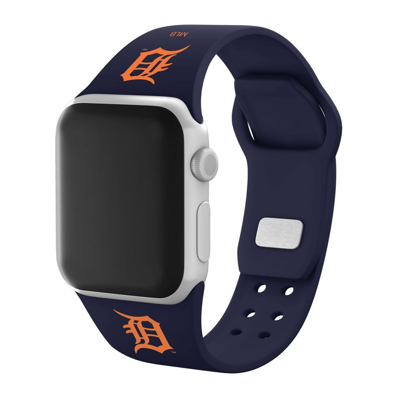 MLB Detroit Tigers Apple Watch Compatible Silicone Band - Blue
, 1 of 4