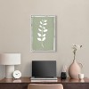Art Remedy Linen Leaf Screen Minimalistic Botanical and Floral Art Prints Framed - 2 of 4