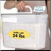 2 PC 11L Flour Sugar Storage Containers with Handl - 3 of 4