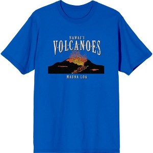 Adventure Society Hawaii Volcanoes Crew Neck Short Sleeve Adult T-shirt - 1 of 2