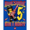 Boy's LEGO® Awesome Rock Star Birthday 5 T-Shirt - 2 of 4