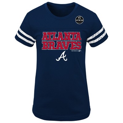 girls atlanta braves shirt