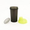Amber Fight Gear Shaker Glass with Cap No. 3, Durable BPA-Free Polymer, Leak-Proof,Effective Protein Mixing, Portable,Versatile for Gym & Sports,Green - 3 of 3