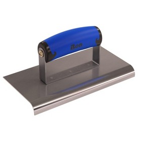 Bon Tool 62-450 Edger - Stainless Steel 8-inch X 4-inch - 1/2-inch Radius X 5/8-inch Lip Comfort Grip Handle - 1 of 4