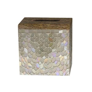 Trillium Tissue Box Cover - Nu Steel - 1 of 4