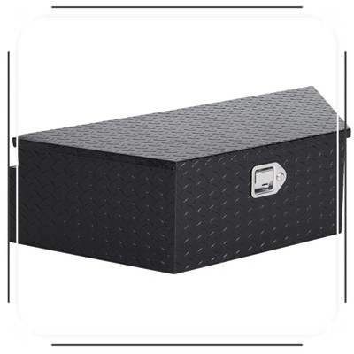 39 Inch Aluminum Utility Trailer Tongue Tool Box Wide Utility Trailer Tongue Tool Box RV Storage