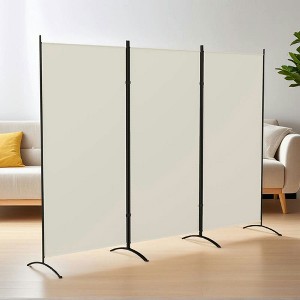 Resenkos 6' 3-Panel Room Divider - Indoor Privacy Screen for Home, - 1 of 4