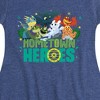 Girls' - How to Train Your Dragon - Hometown Heros Fit & Flair Cap Sleeve Graphic Dress - 2 of 3