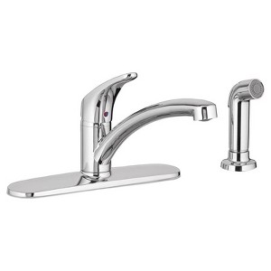 American Standard Colony Pro One Handle Polished Chrome Motion Sensing Kitchen Faucet Side Sprayer I - 1 of 1