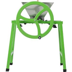 Manual Juicer Grinder With stand 7L,Portable Fruit crusher with wheel Stainless Steel fruit Scratter Pulper for Wine and Cider Pressing - 1 of 4