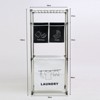ALEXOUN 2 Tier Laundry Sorter, 3 Removable Bags, Space Saving Design, Easy Assembly, 3-Section Sorting for Laundry Room, Bedroom & Families - 3 of 4