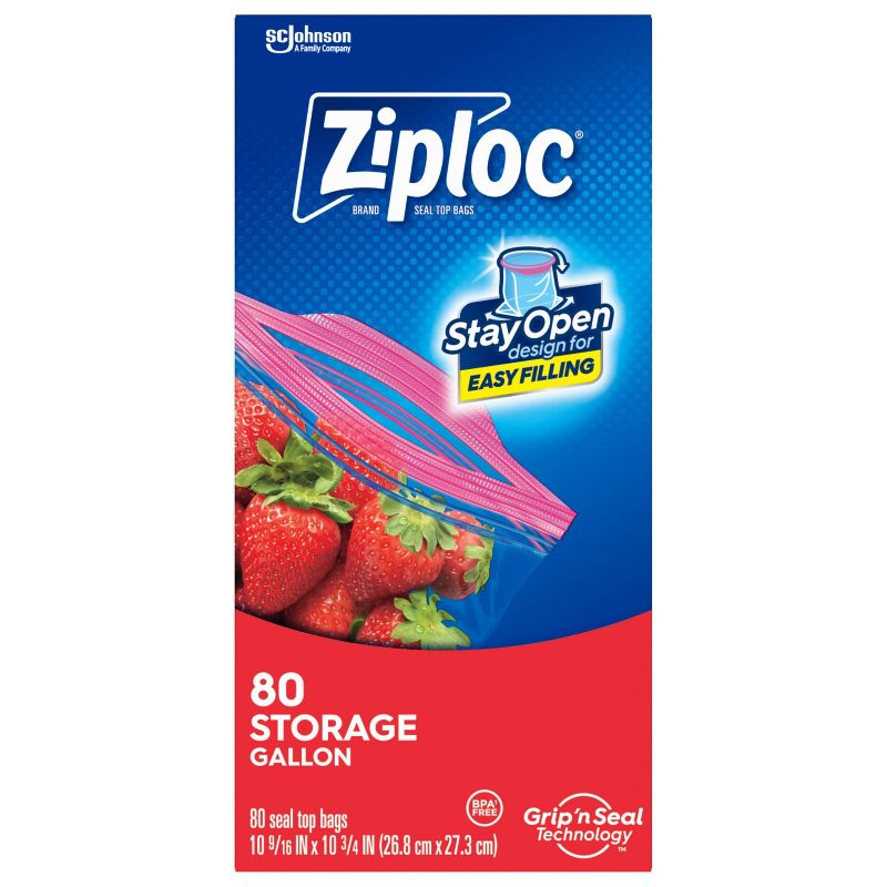 Ziploc Storage Gallon Bags, 3 of 18