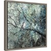 Amanti Art The Silence Of The Snow (Bird in Tree) by Delphine Devos Canvas Wall Art Print Framed 16 x 16-in. - 2 of 4