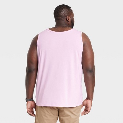 Men's Big & Tall Tank Top Goodfellow & Co™ Pink Xxlt Target