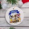 Artistic Oregon State Themes and Landmarks Christmas Ornament| OrnamentallyYou - 4 of 4