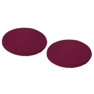 Unique Bargains Polyester Elastic Wear-resistant Wrinkle-resistant Stool Covers 2 Pcs - 1 of 4