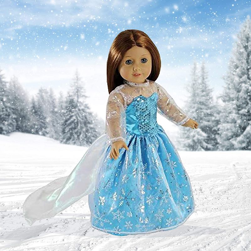 Dress Along Dolly Else Frozen Inspired Outfit for American Girl Doll, 4 of 5