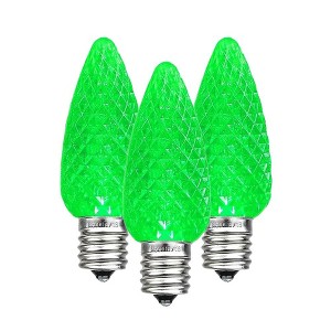 Novelty Lights C9 LED Faceted Christmas Replacement Bulbs Dimmable - 1 of 4