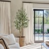 Jojoka Artificial Olive Tree with Planter & Basket, Tall Faux Olive Plant with Fruit for Indoor Home Office Decor - 4 of 4